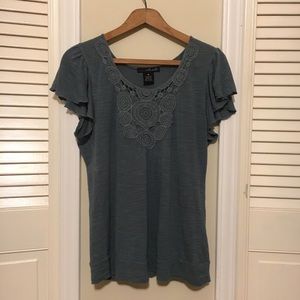Heather gray shirt